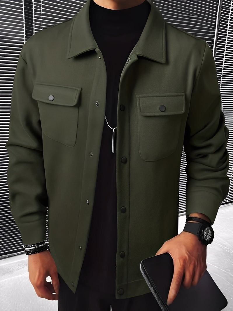 Clinton - kurtka męska z modnym kołnierzem i kieszeniami