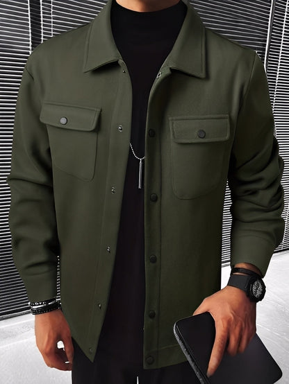 Clinton - kurtka męska z modnym kołnierzem i kieszeniami