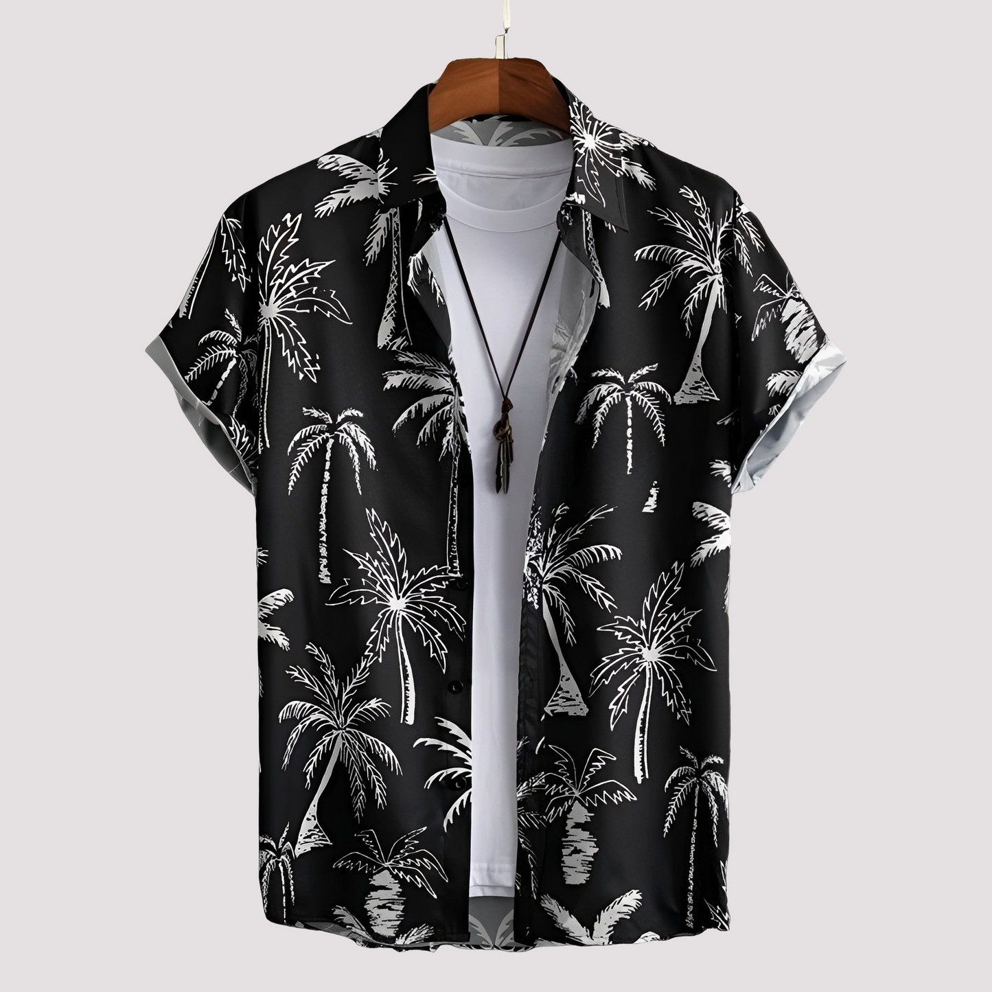 Arjun - Herren-Freizeithemd mit Hawaii-Muster