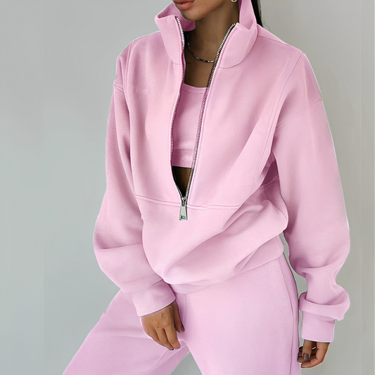 Mélissa - Lässiges weites Frottee-Set, zweiteilig