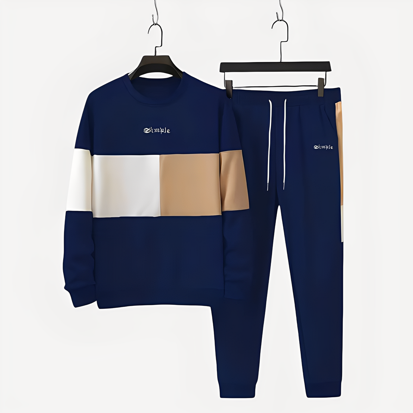Charlton - Stylish sports set for men with color block design