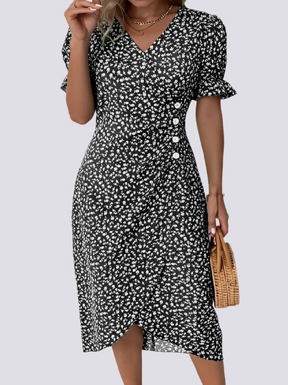 Fannie - Elegantes Kleid mit Blumenmuster für Damen