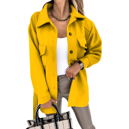 Bethanie - Veste légère pour femme avec col et boutons