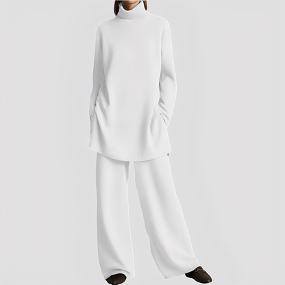 Jessica - Stilvolles Lounge-Set mit hohem Kragen für Frauen