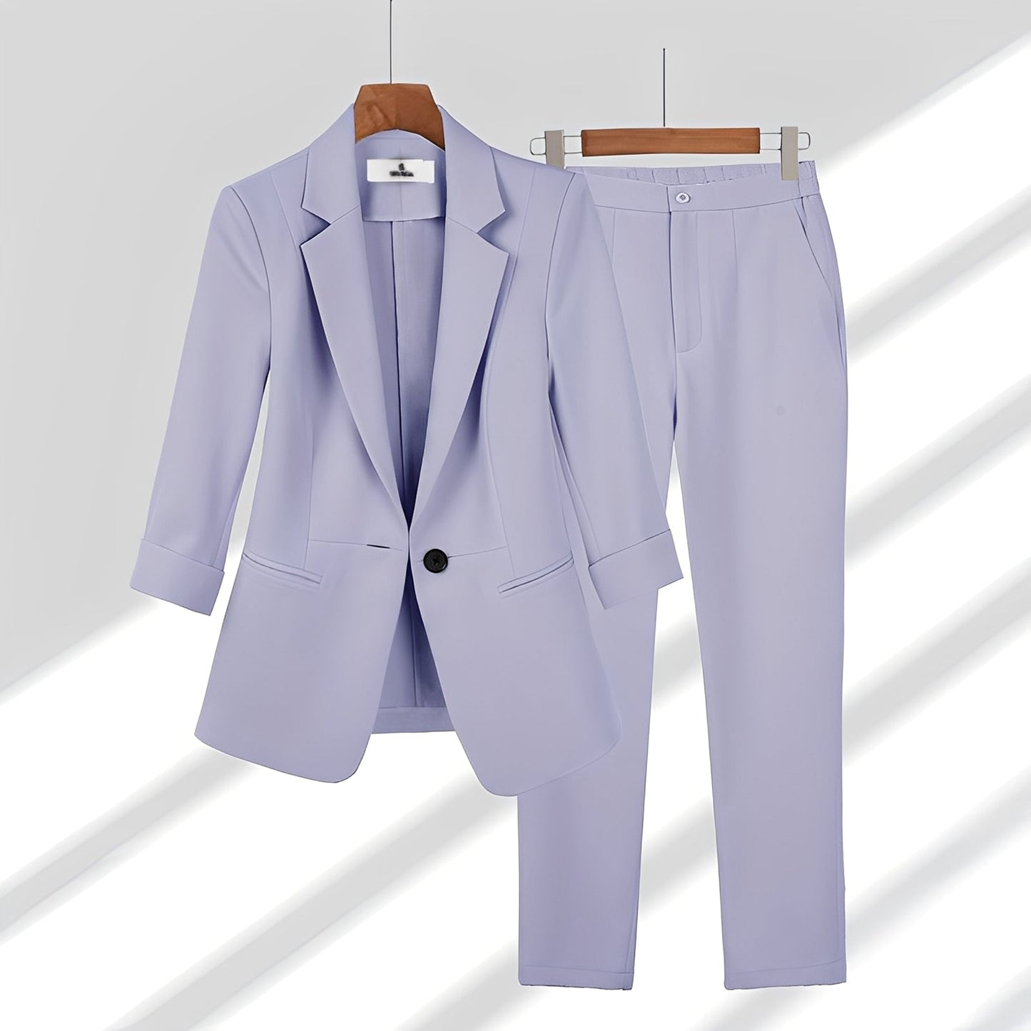 Elouise - Locker geschnittenes, schickes Damen Blazer- und Hosen-Set