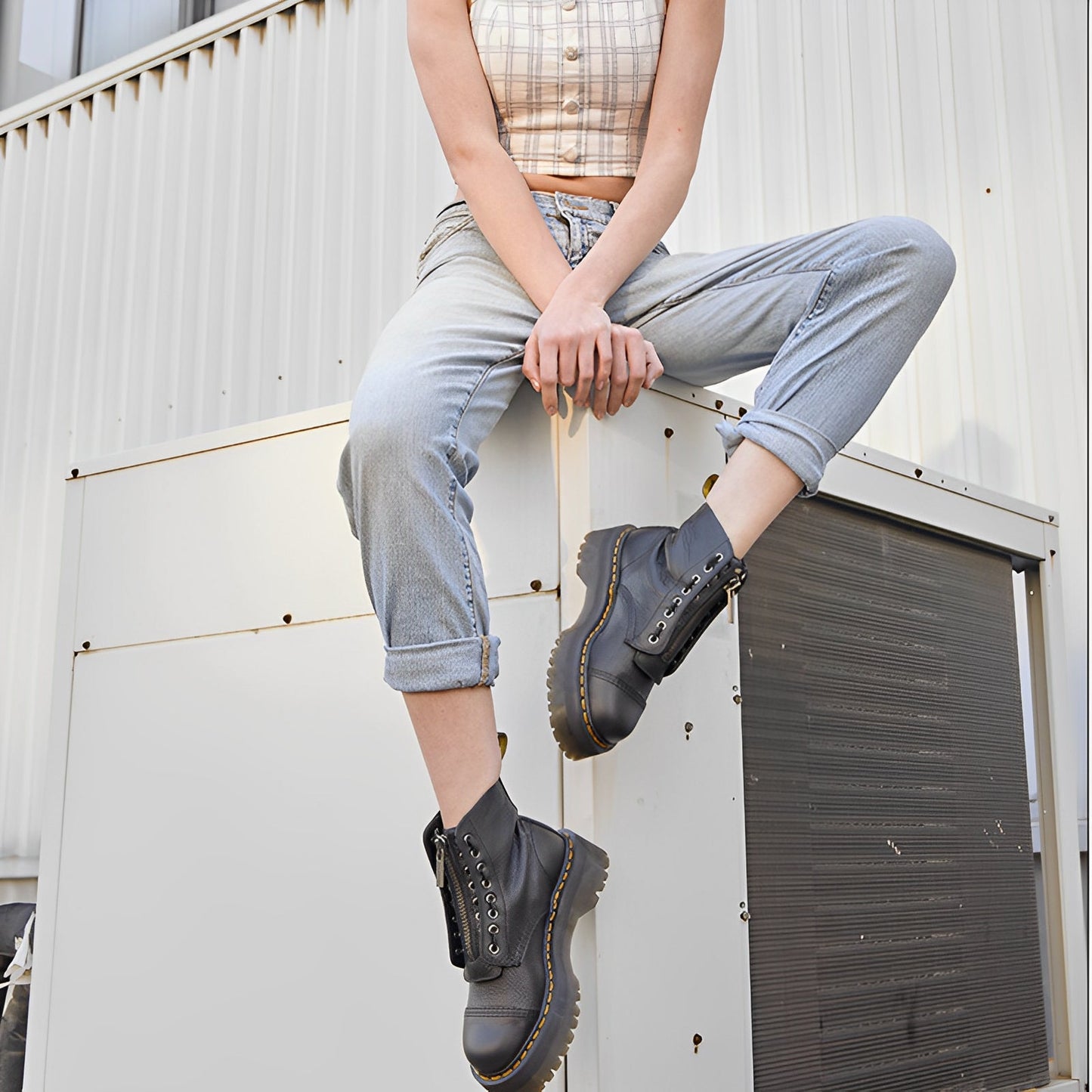 Payton - Komfortable Damenstiefel mit breitem Absatz