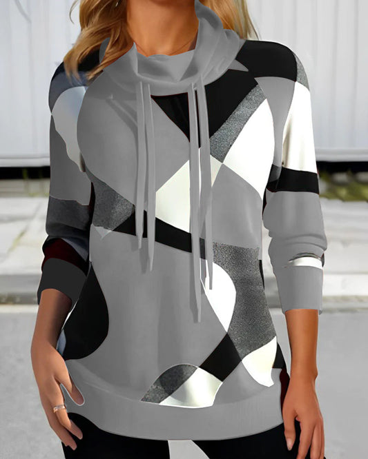 Gabrielle - Komfortabler Hoodie mit Farbblock-Design für Damen