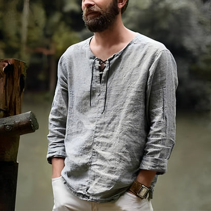 Keaton - Klassisches, locker geschnittenes Herrenhemd