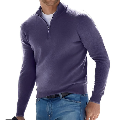 Ralph - Komfortabler Herren-Kaschmirpullover mit Zipper