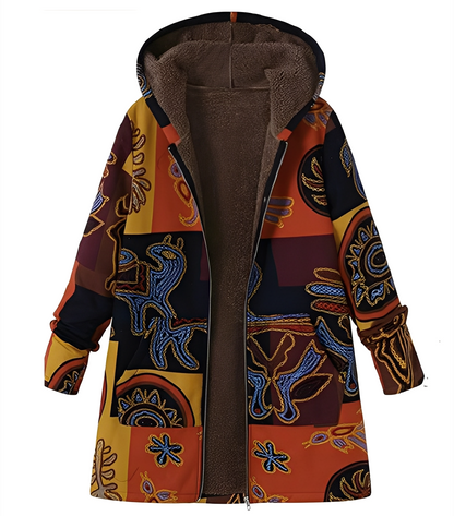 Jaslene - tradycyjny, gruby i ciepły damski parka