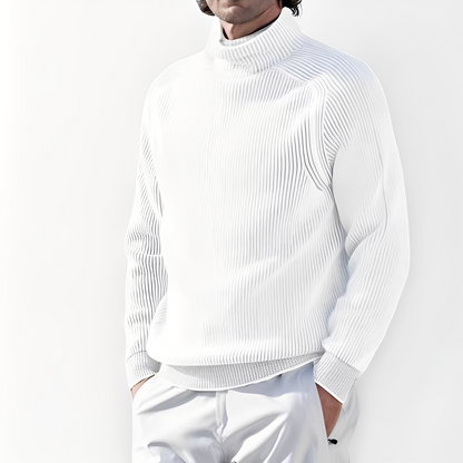 Jarrett - Men's cashmere sweater with high collar