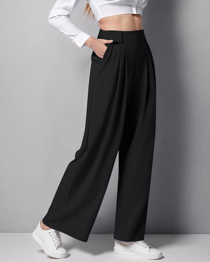 Montana - elastyczne proste spodnie damskie