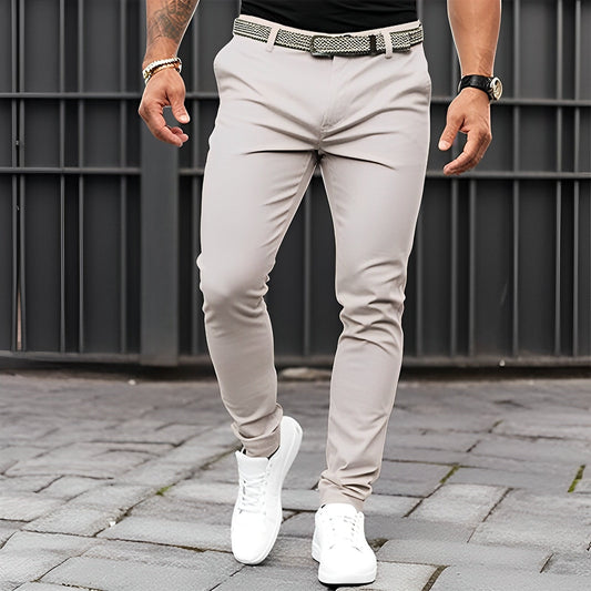 Jaron - Moderne, leichte Slim-Fit-Hose für Männer