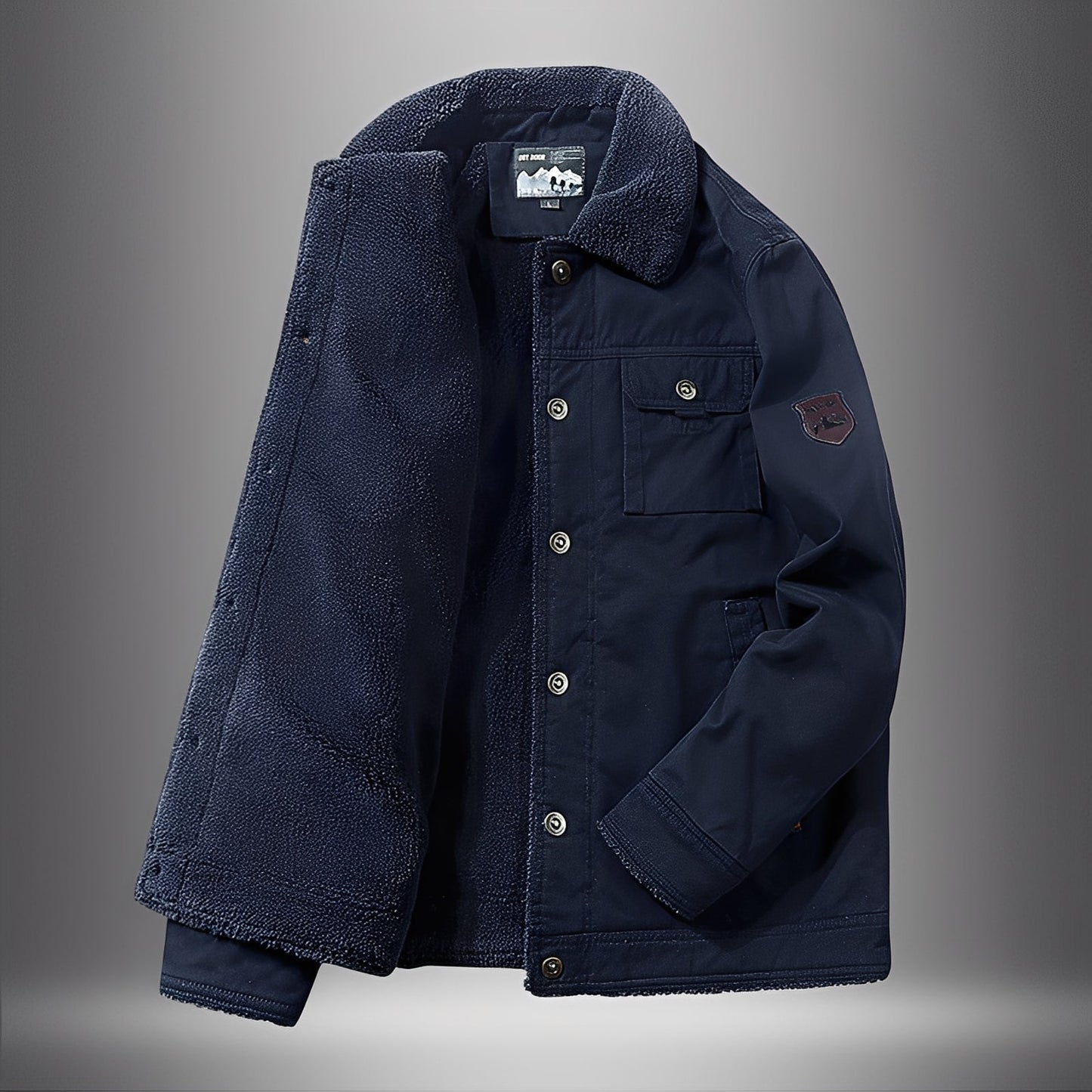 Theo - moderní, silná bunda s fleecovou podšívkou pro muže