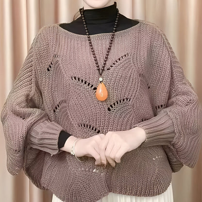 Celestine - damski sweter termiczny z szerokimi rękawami