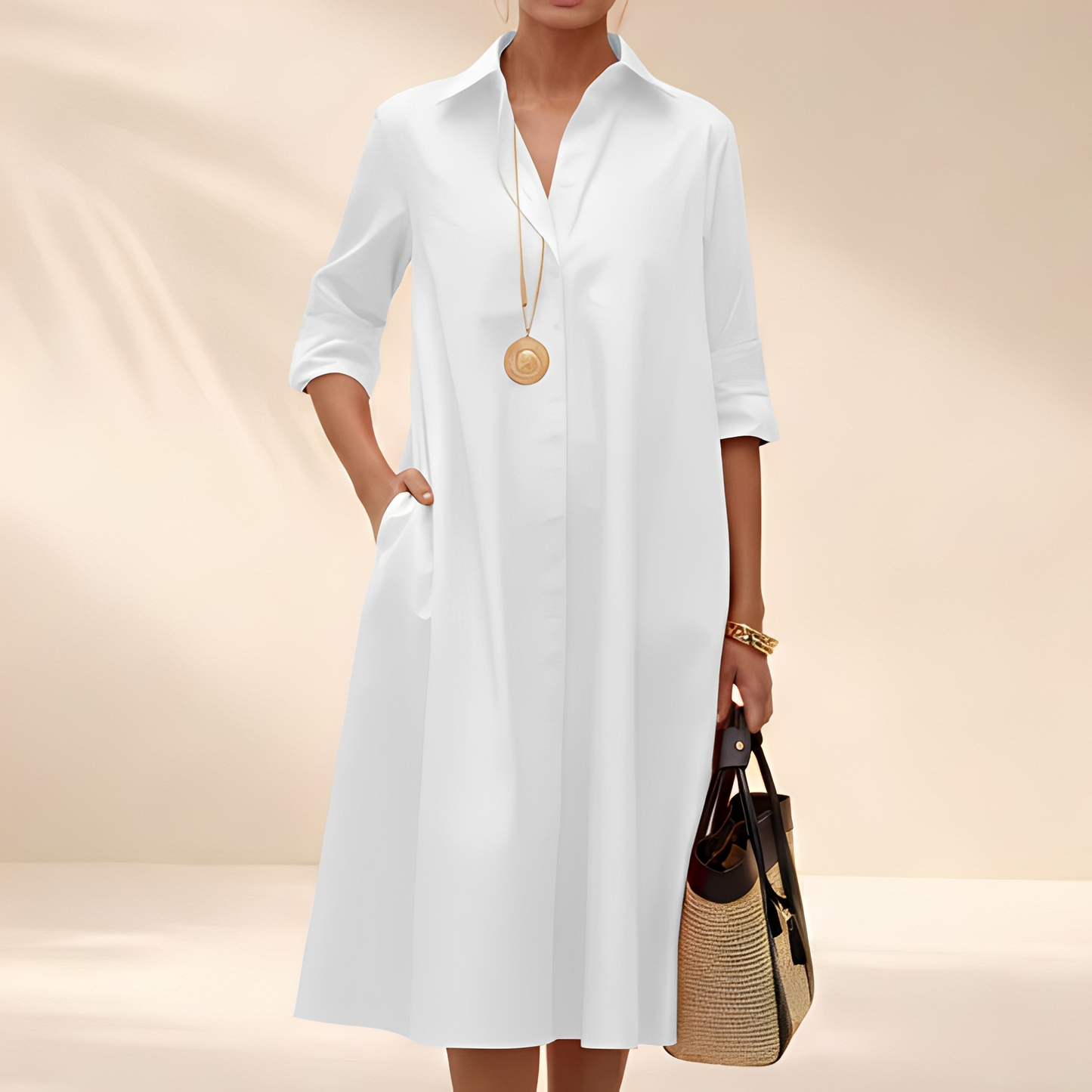 Eljenne - Luftiges Hemdkleid für Damen