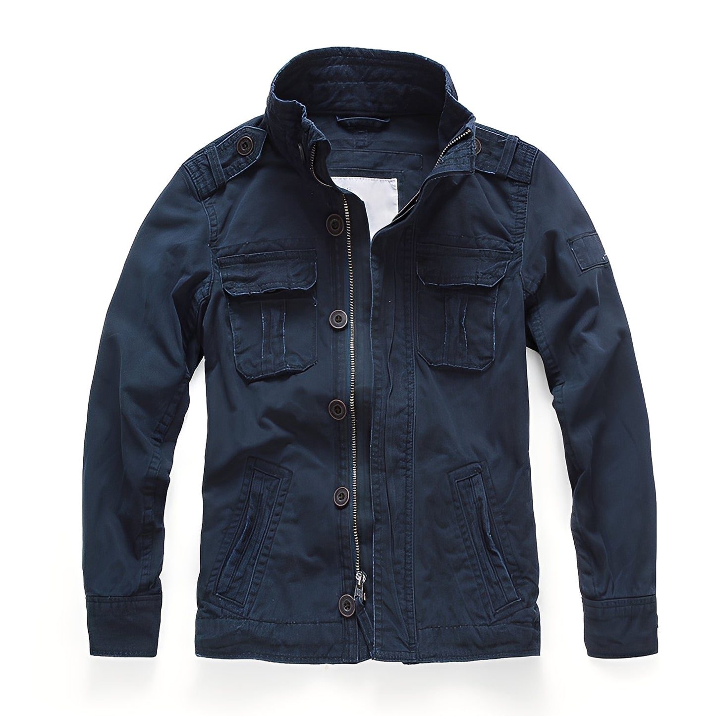 Trenton - Veste en jean classique pour homme avec poches