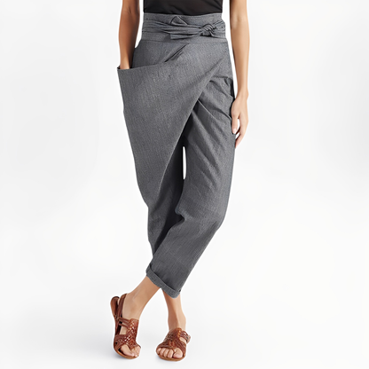 Courteney - Bequeme Damen-Haremshose mit hohem Bund