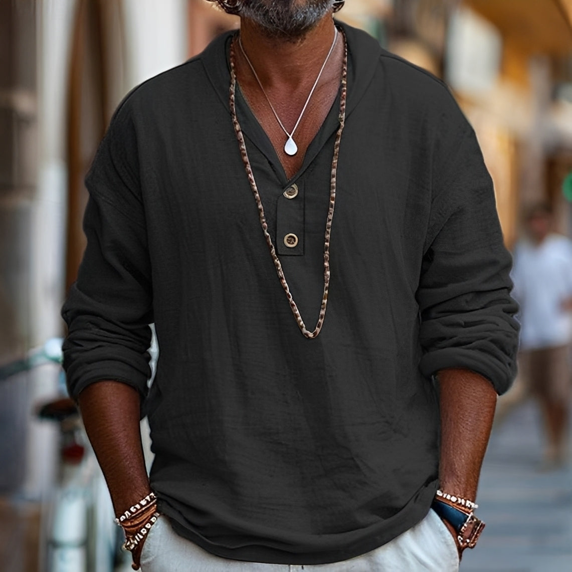 Darren - Lässiges Langarmhemd für Herren