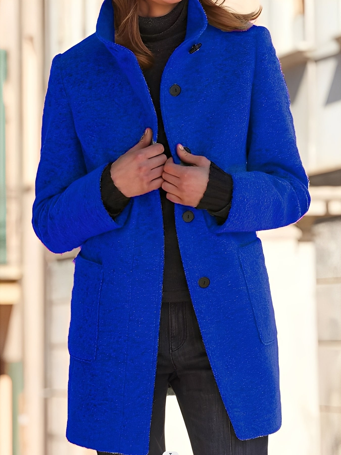 Julissa - Palton de iarnă călduros pentru femei cu buzunare