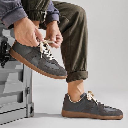 Gino - Zapatillas clásicas con suela gruesa y suave para hombre