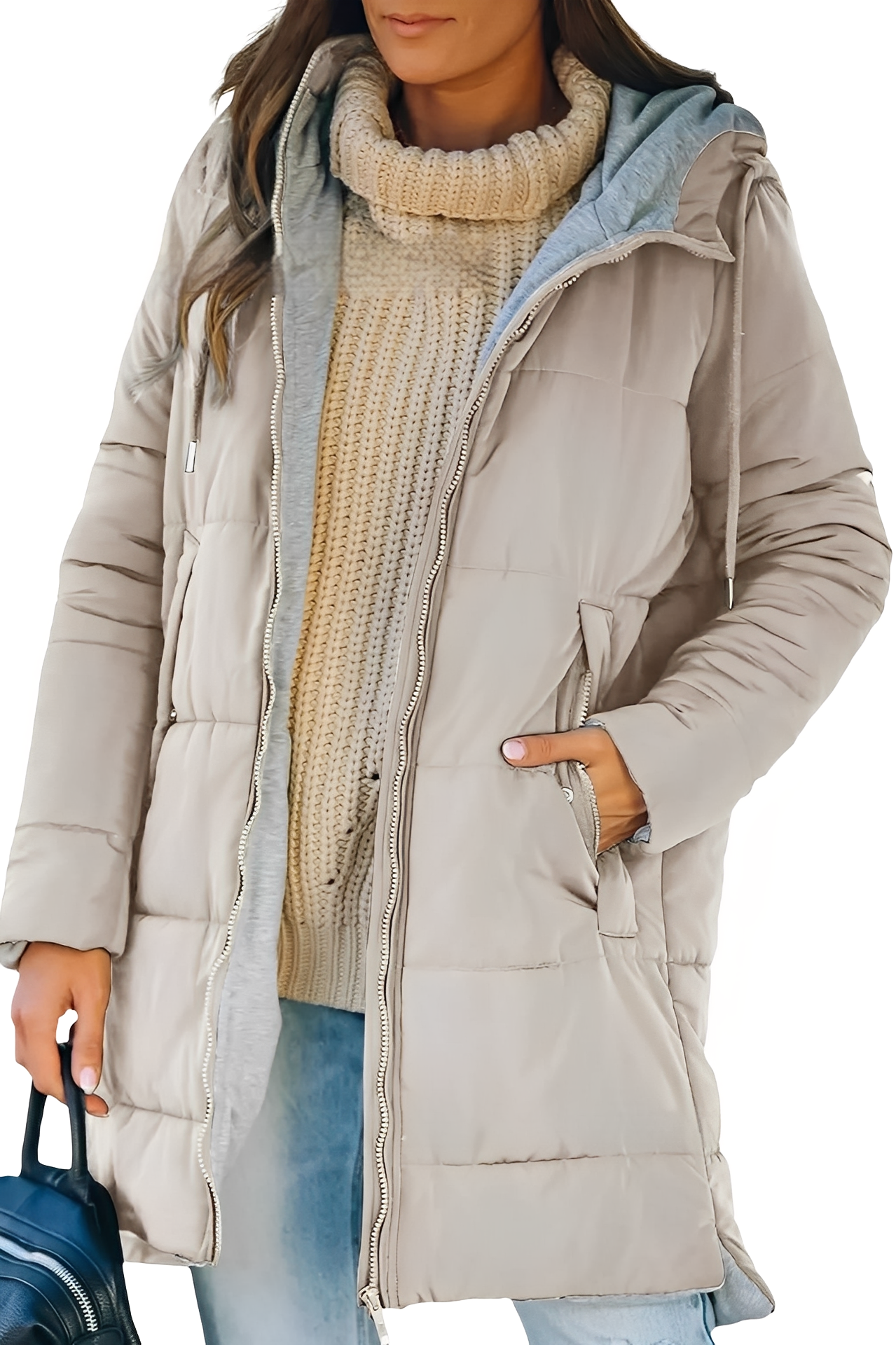 Lesley - Stilvolle Daunenjacke mit Kapuze für Damen