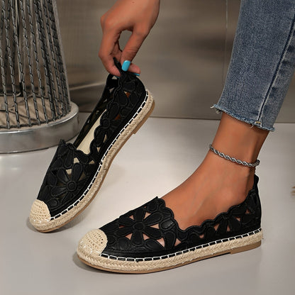 Alyssa - Elegante flache Sandalen mit Aussparungen für Damen