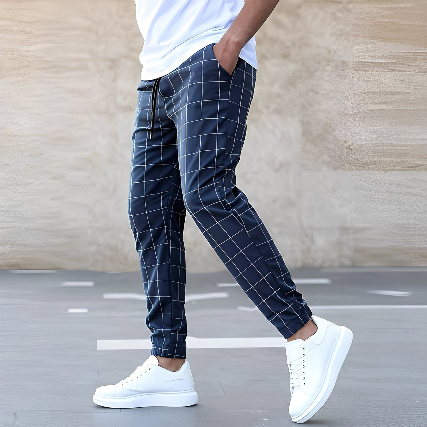 Raynard - Bequeme karierte Herrenhose