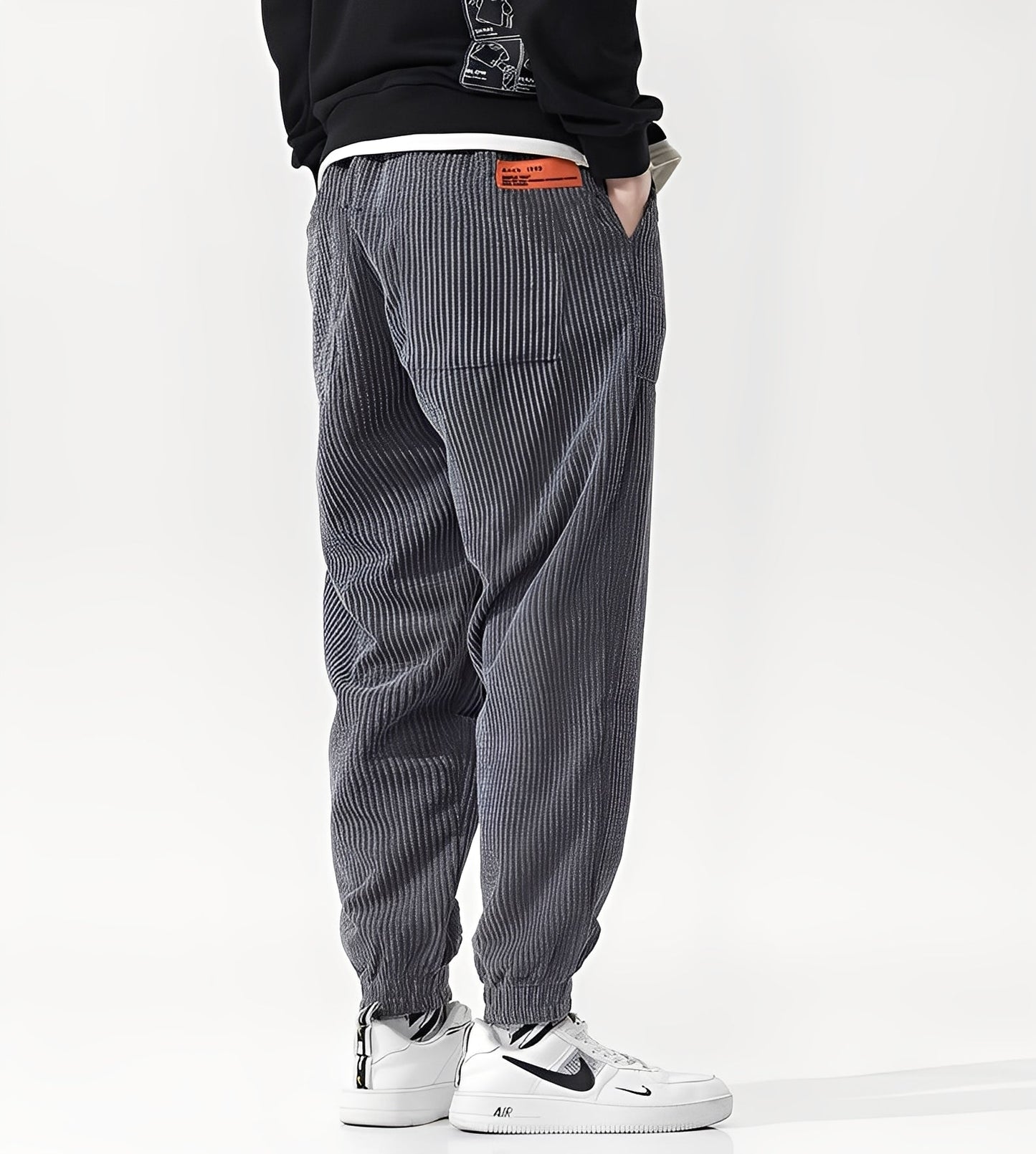 Nicholas - Stylische Cord-Jogginghose für Männer