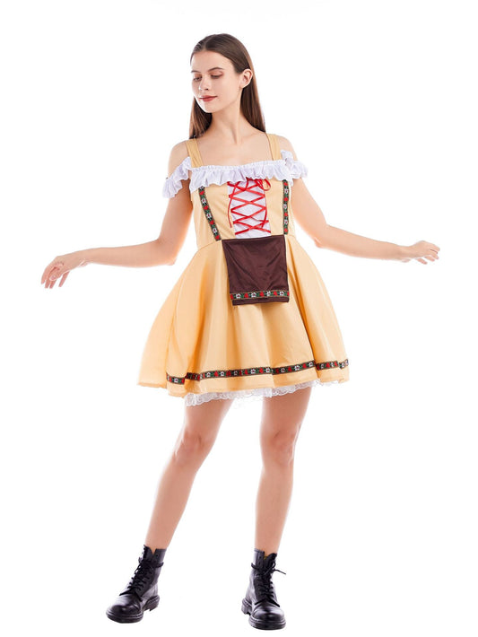 Charisse - Eng anliegendes Damen-Midikleid fürs Oktoberfest