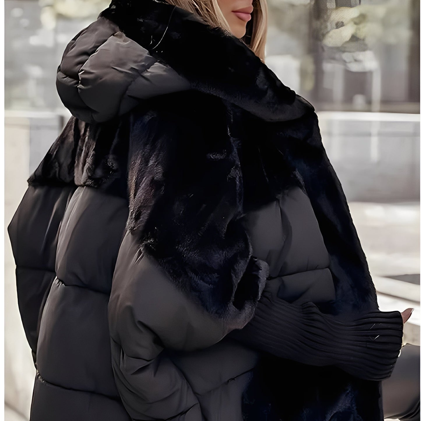 Barbara - Elegante Damen-Bomberjacke mit Kapuze