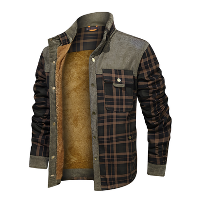 Harmon - Elegancka kraciasta marynarka męska