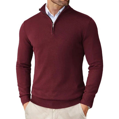 Bowen - Modern men's sweater with zipper