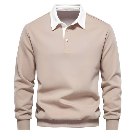 Sonnie - Bequemes Herren-Langarm-Poloshirt