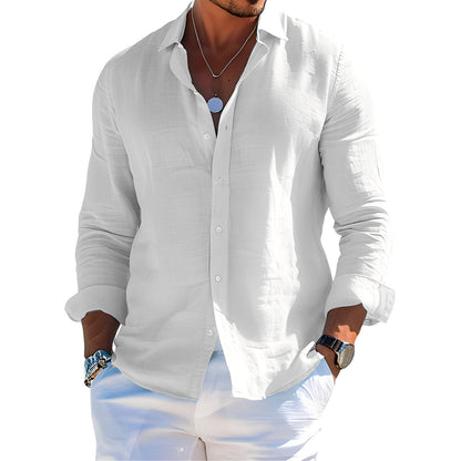 Félicien - Klassisches Herren-Langarm-Poloshirt