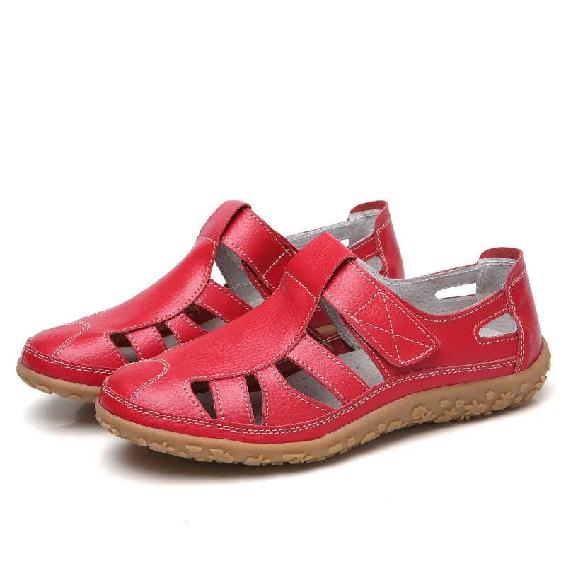 Marshana - Bequeme, orthopädische Antirutsch-Damensandalen