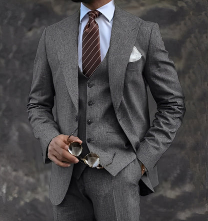 Cordell - Elegant tailored, formal men's three-piece suit