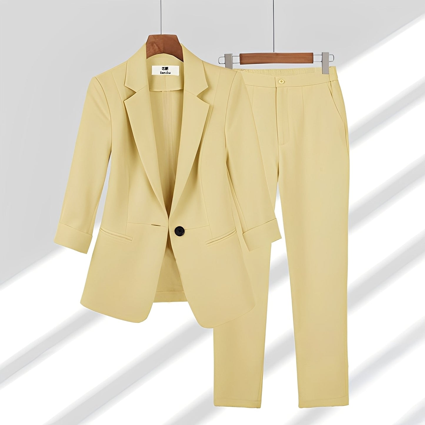 Elouise - Locker geschnittenes, schickes Damen Blazer- und Hosen-Set