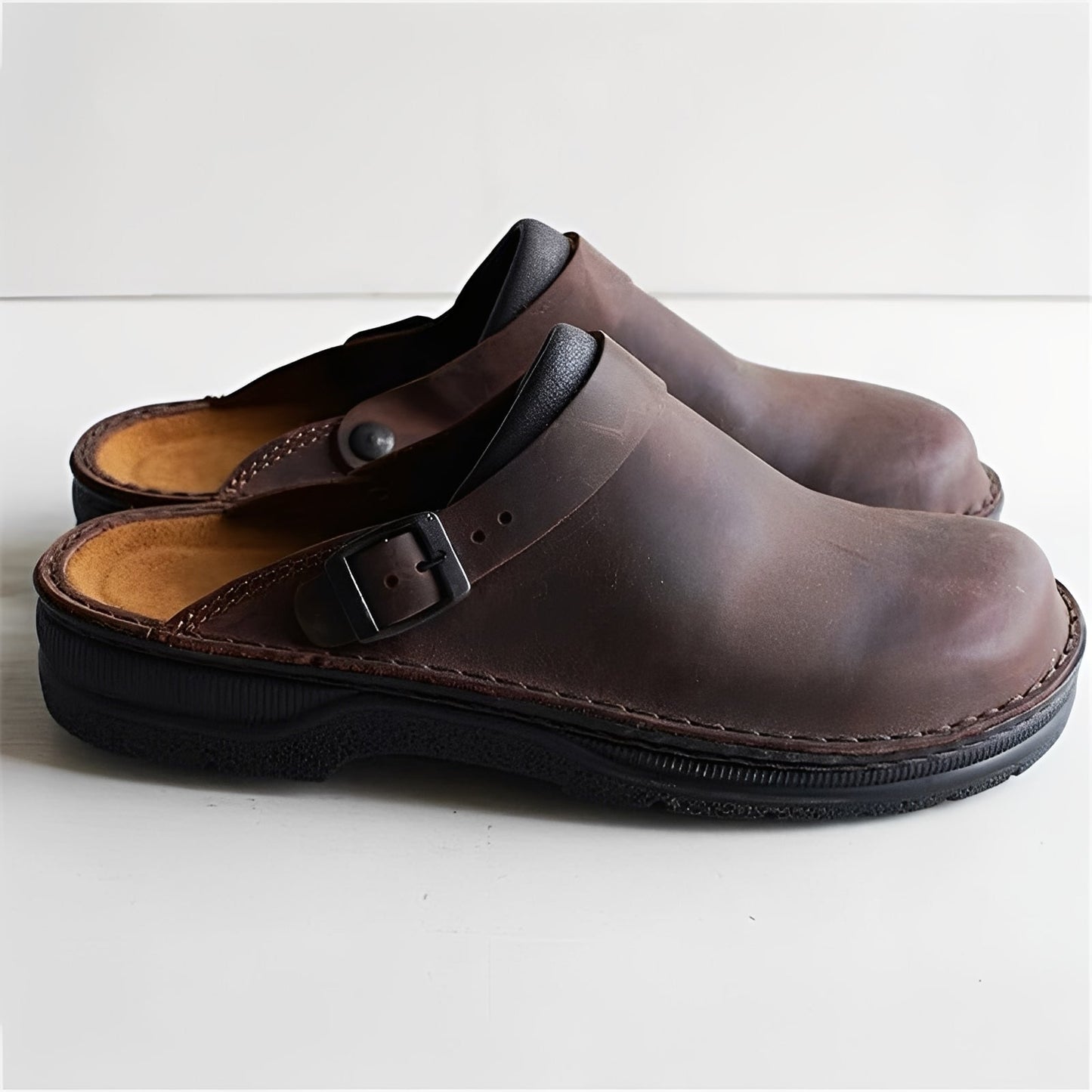 Eldon - Chaussures en cuir confortables pour hommes