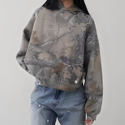Anya - Bequemer Hoodie mit Tarnmuster