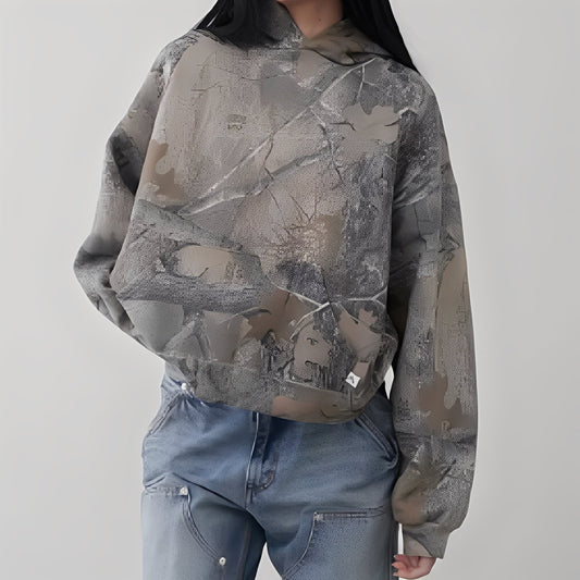 Anya - Bequemer Hoodie mit Tarnmuster