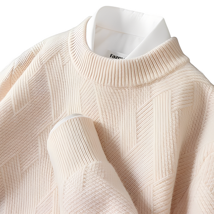 Winfred - elegancki, wygodnie skrojony męski sweter z kaszmiru