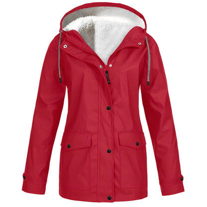Abbigail - Versatile, waterproof women's jacket with fleece lining