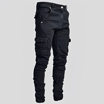 Owen - Bequeme Denim-Jeans mit mehreren Taschen für Herren