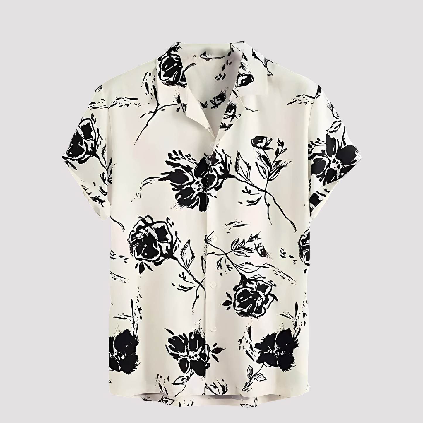 Arjun - Herren-Freizeithemd mit Hawaii-Muster