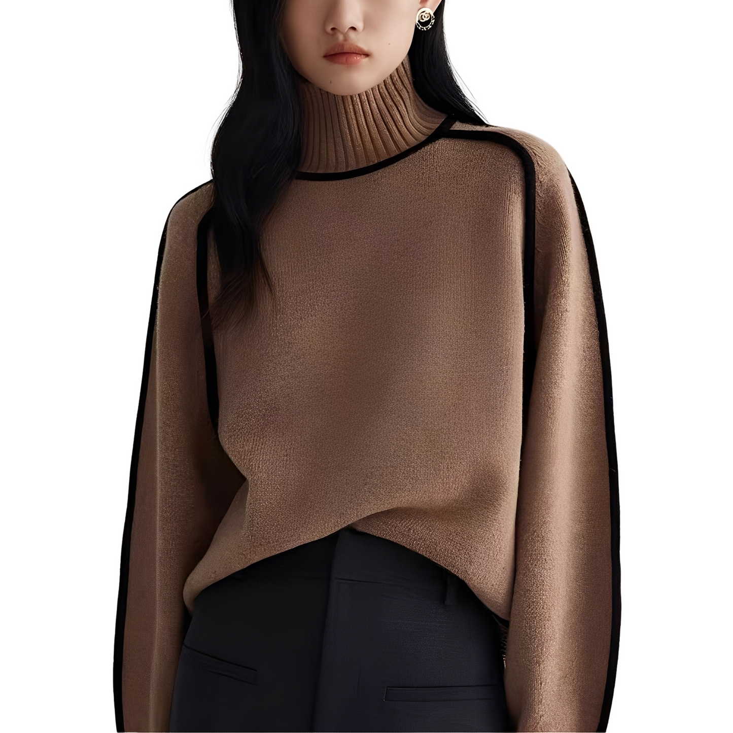 Hadyn - Elegancki kaszmirowy sweter damski