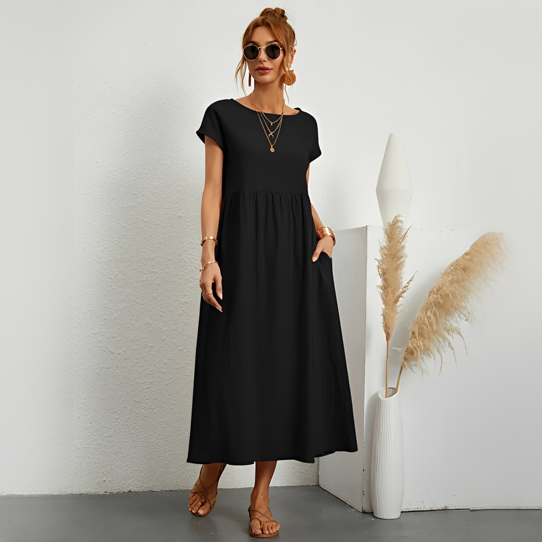 Clarise - Bequemes Damen-Sommerkleid