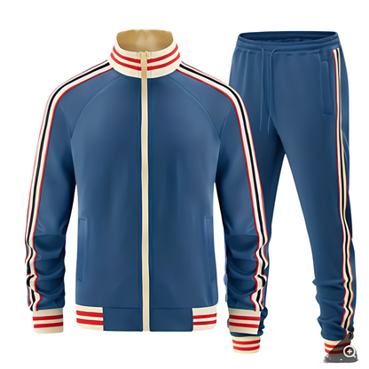 Cullen - Ensemble de sport élégant rayé pour hommes