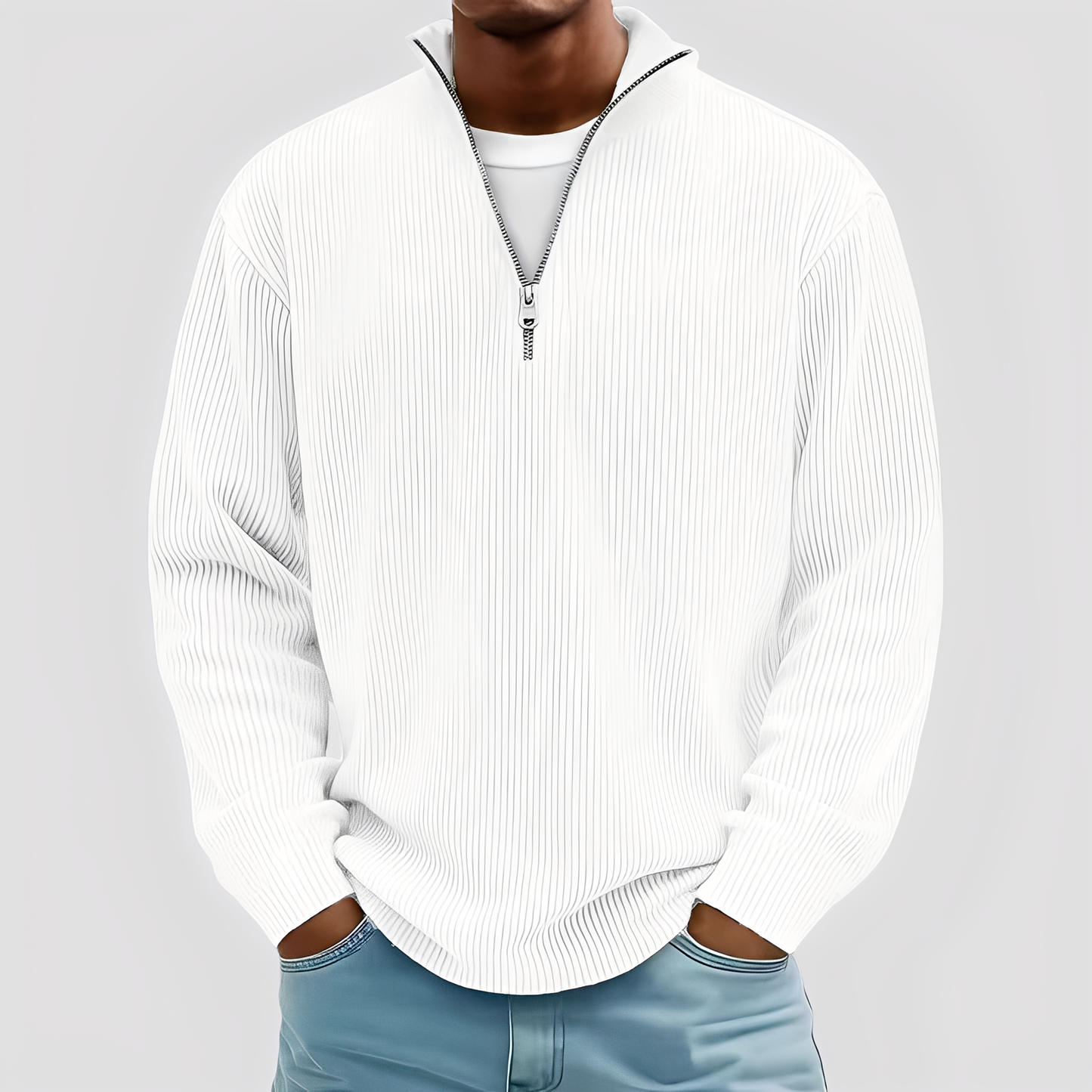 Henry - moderní, pohodlný, teplý pánský svetr