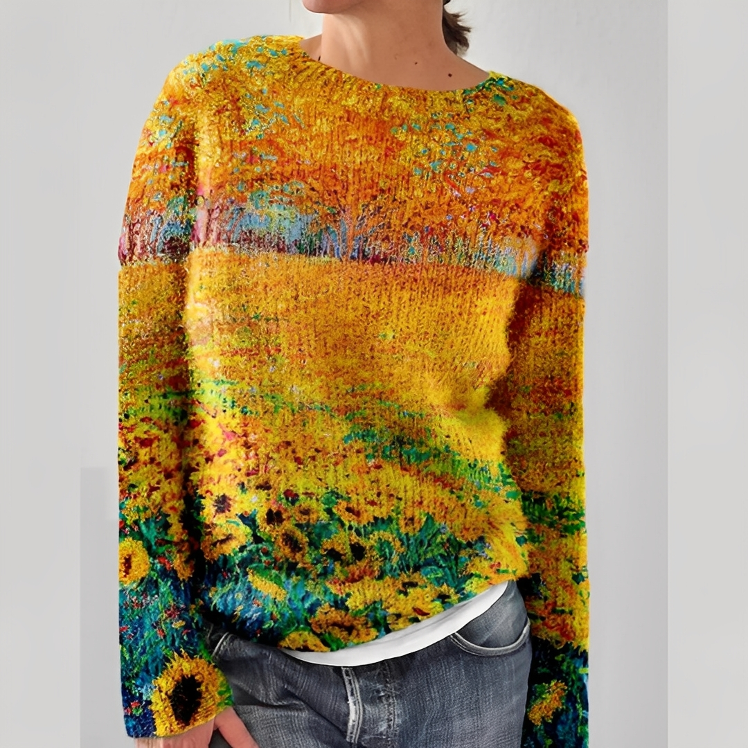 Liliane - Damen-Wollpullover für den Winter